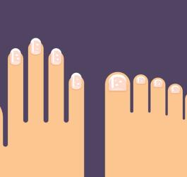 Białe plamki na paznokciach