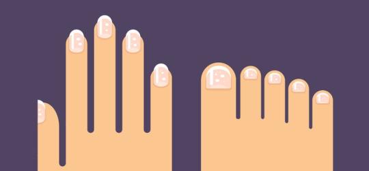 Białe plamki na paznokciach