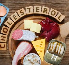 Źródła cholesterolu, które wpływają na stężenie cholesterolu całkowitego we krwi.
