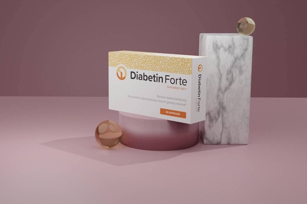 Opakowanie suplementu diety Diabetin Forte.