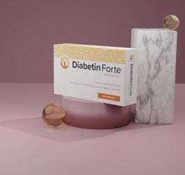 Opakowanie suplementu diety Diabetin Forte.