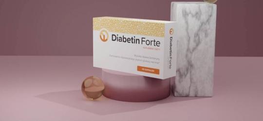 Opakowanie suplementu diety Diabetin Forte.