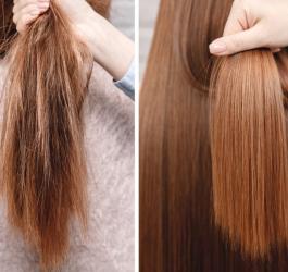 Keratynowe prostowanie włosów