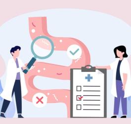 Rysunkowi lekarze sprawdzają, co może powodować niedrożność jelit.